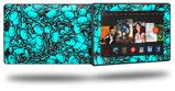 Scattered Skulls Neon Teal - Decal Style Skin fits 2013 Amazon Kindle Fire HD 7 inch