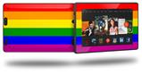 Rainbow Stripes - Decal Style Skin fits 2013 Amazon Kindle Fire HD 7 inch
