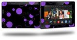 Lots of Dots Purple on Black - Decal Style Skin fits 2013 Amazon Kindle Fire HD 7 inch