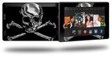 Chrome Skull on Black - Decal Style Skin fits 2013 Amazon Kindle Fire HD 7 inch