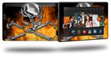 Chrome Skull on Fire - Decal Style Skin fits 2013 Amazon Kindle Fire HD 7 inch