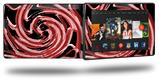 Alecias Swirl 02 Red - Decal Style Skin fits 2013 Amazon Kindle Fire HD 7 inch