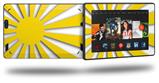 Rising Sun Japanese Flag Yellow - Decal Style Skin fits 2013 Amazon Kindle Fire HD 7 inch