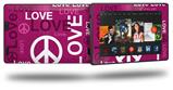 Love and Peace Hot Pink - Decal Style Skin fits 2013 Amazon Kindle Fire HD 7 inch