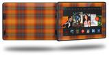 Plaid Pumpkin Orange - Decal Style Skin fits 2013 Amazon Kindle Fire HD 7 inch