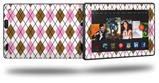 Argyle Pink and Brown - Decal Style Skin fits 2013 Amazon Kindle Fire HD 7 inch