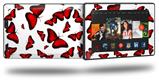 Butterflies Red - Decal Style Skin fits 2013 Amazon Kindle Fire HD 7 inch