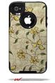 Flowers and Berries Yellow - Decal Style Vinyl Skin fits Otterbox Commuter iPhone4/4s Case (CASE SOLD SEPARATELY)