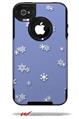 Snowflakes - Decal Style Vinyl Skin fits Otterbox Commuter iPhone4/4s Case (CASE SOLD SEPARATELY)