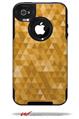 Triangle Mosaic Orange - Decal Style Vinyl Skin fits Otterbox Commuter iPhone4/4s Case (CASE SOLD SEPARATELY)