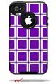 Squared Purple - Decal Style Vinyl Skin fits Otterbox Commuter iPhone4/4s Case (CASE SOLD SEPARATELY)