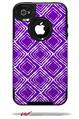 Wavey Purple - Decal Style Vinyl Skin fits Otterbox Commuter iPhone4/4s Case (CASE SOLD SEPARATELY)
