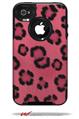 Leopard Skin Pink - Decal Style Vinyl Skin fits Otterbox Commuter iPhone4/4s Case (CASE SOLD SEPARATELY)