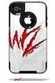 WraptorSkinz WZ on White - Decal Style Vinyl Skin fits Otterbox Commuter iPhone4/4s Case (CASE SOLD SEPARATELY)