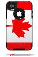 Canadian Canada Flag - Decal Style Vinyl Skin fits Otterbox Commuter iPhone4/4s Case (CASE SOLD SEPARATELY)