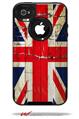 Painted Faded and Cracked Union Jack British Flag - Decal Style Vinyl Skin fits Otterbox Commuter iPhone4/4s Case (CASE SOLD SEPARATELY)