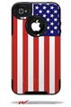 USA American Flag 01 - Decal Style Vinyl Skin fits Otterbox Commuter iPhone4/4s Case (CASE SOLD SEPARATELY)