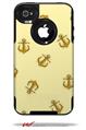 Anchors Away Yellow Sunshine - Decal Style Vinyl Skin fits Otterbox Commuter iPhone4/4s Case (CASE SOLD SEPARATELY)