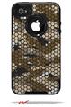 HEX Mesh Camo 01 Brown - Decal Style Vinyl Skin fits Otterbox Commuter iPhone4/4s Case (CASE SOLD SEPARATELY)