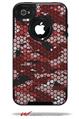 HEX Mesh Camo 01 Red - Decal Style Vinyl Skin fits Otterbox Commuter iPhone4/4s Case (CASE SOLD SEPARATELY)