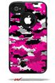 WraptorCamo Digital Camo Hot Pink - Decal Style Vinyl Skin fits Otterbox Commuter iPhone4/4s Case (CASE SOLD SEPARATELY)