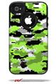 WraptorCamo Digital Camo Neon Green - Decal Style Vinyl Skin fits Otterbox Commuter iPhone4/4s Case (CASE SOLD SEPARATELY)