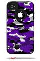 WraptorCamo Digital Camo Purple - Decal Style Vinyl Skin fits Otterbox Commuter iPhone4/4s Case (CASE SOLD SEPARATELY)