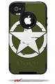 Distressed Army Star - Decal Style Vinyl Skin fits Otterbox Commuter iPhone4/4s Case (CASE SOLD SEPARATELY)