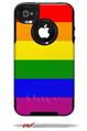 Rainbow Stripes - Decal Style Vinyl Skin fits Otterbox Commuter iPhone4/4s Case (CASE SOLD SEPARATELY)