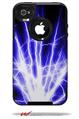 Lightning Blue - Decal Style Vinyl Skin fits Otterbox Commuter iPhone4/4s Case (CASE SOLD SEPARATELY)