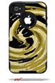 Alecias Swirl 02 Yellow - Decal Style Vinyl Skin fits Otterbox Commuter iPhone4/4s Case (CASE SOLD SEPARATELY)