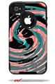 Alecias Swirl 02 - Decal Style Vinyl Skin fits Otterbox Commuter iPhone4/4s Case (CASE SOLD SEPARATELY)