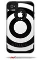 Bullseye Black and White - Decal Style Vinyl Skin fits Otterbox Commuter iPhone4/4s Case (CASE SOLD SEPARATELY)