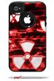 Radioactive Red - Decal Style Vinyl Skin fits Otterbox Commuter iPhone4/4s Case (CASE SOLD SEPARATELY)