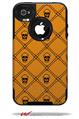 Halloween Skull and Bones - Decal Style Vinyl Skin fits Otterbox Commuter iPhone4/4s Case (CASE SOLD SEPARATELY)