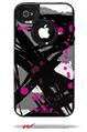 Abstract 02 Pink - Decal Style Vinyl Skin fits Otterbox Commuter iPhone4/4s Case (CASE SOLD SEPARATELY)