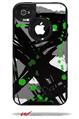 Abstract 02 Green - Decal Style Vinyl Skin fits Otterbox Commuter iPhone4/4s Case (CASE SOLD SEPARATELY)