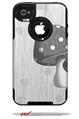 Mushrooms Gray - Decal Style Vinyl Skin fits Otterbox Commuter iPhone4/4s Case (CASE SOLD SEPARATELY)