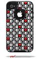XO Hearts - Decal Style Vinyl Skin fits Otterbox Commuter iPhone4/4s Case (CASE SOLD SEPARATELY)