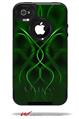 Abstract 01 Green - Decal Style Vinyl Skin fits Otterbox Commuter iPhone4/4s Case (CASE SOLD SEPARATELY)