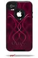 Abstract 01 Pink - Decal Style Vinyl Skin fits Otterbox Commuter iPhone4/4s Case (CASE SOLD SEPARATELY)