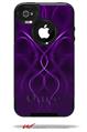 Abstract 01 Purple - Decal Style Vinyl Skin fits Otterbox Commuter iPhone4/4s Case (CASE SOLD SEPARATELY)