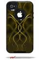Abstract 01 Yellow - Decal Style Vinyl Skin fits Otterbox Commuter iPhone4/4s Case (CASE SOLD SEPARATELY)