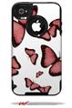 Butterflies Pink - Decal Style Vinyl Skin fits Otterbox Commuter iPhone4/4s Case (CASE SOLD SEPARATELY)