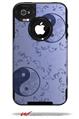 Feminine Yin Yang Blue - Decal Style Vinyl Skin fits Otterbox Commuter iPhone4/4s Case (CASE SOLD SEPARATELY)