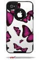 Butterflies Purple - Decal Style Vinyl Skin fits Otterbox Commuter iPhone4/4s Case (CASE SOLD SEPARATELY)