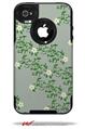 Victorian Design Green - Decal Style Vinyl Skin fits Otterbox Commuter iPhone4/4s Case (CASE SOLD SEPARATELY)