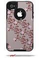 Victorian Design Red - Decal Style Vinyl Skin fits Otterbox Commuter iPhone4/4s Case (CASE SOLD SEPARATELY)