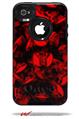 Skulls Confetti Red - Decal Style Vinyl Skin fits Otterbox Commuter iPhone4/4s Case (CASE SOLD SEPARATELY)