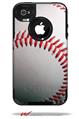 Baseball - Decal Style Vinyl Skin fits Otterbox Commuter iPhone4/4s Case (CASE SOLD SEPARATELY)
